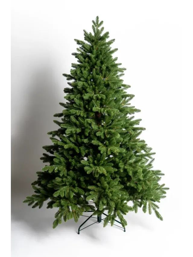 Brad Artificial Norwegian 200 cm QC398, 650 Ramuri 2D + 3D PE, Circumferinta Bazei 283 cm